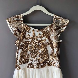 Joyfolie beautiful fancy dress worn once size 8